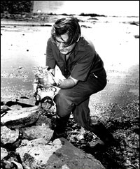 Founder Richard Calore at work in animal protection